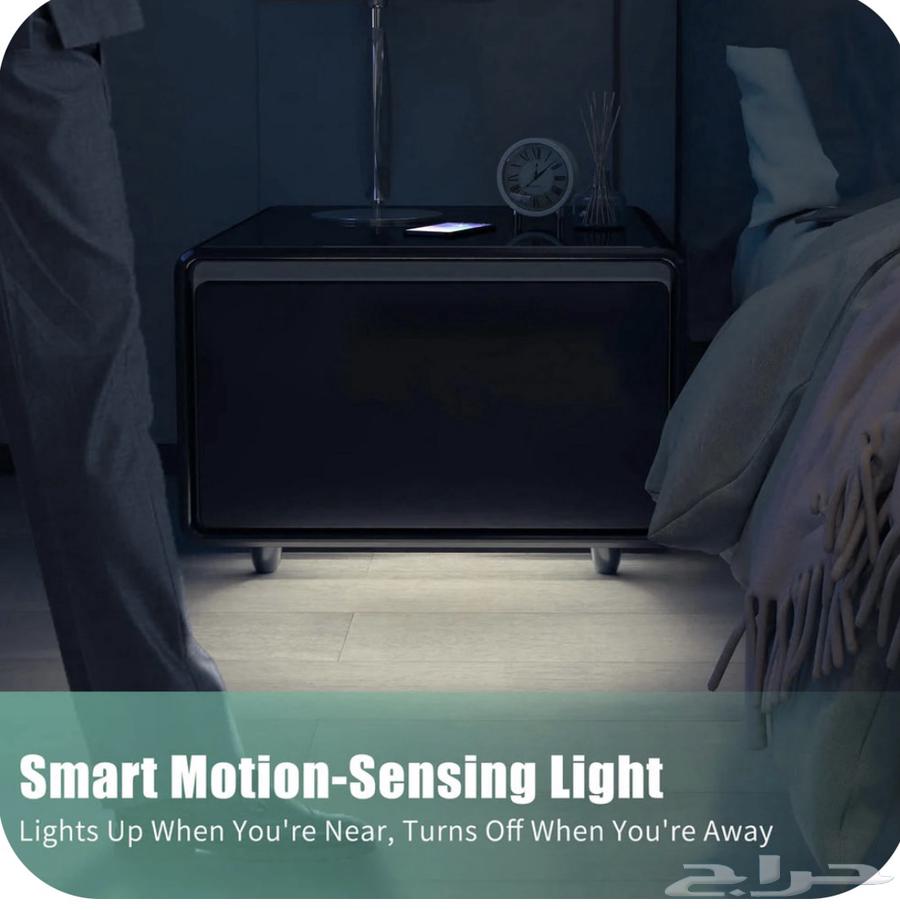 Bedroom table or living room with a modern refrigerator63092622138881114
