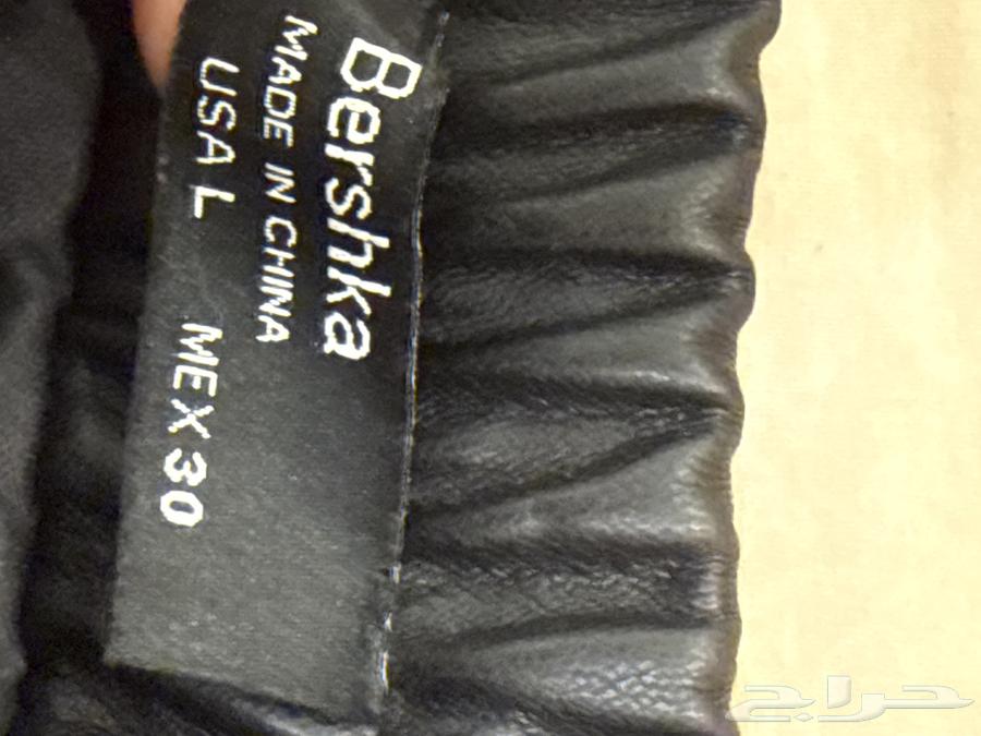 Black L size Bershka leather jacket63093734986241111