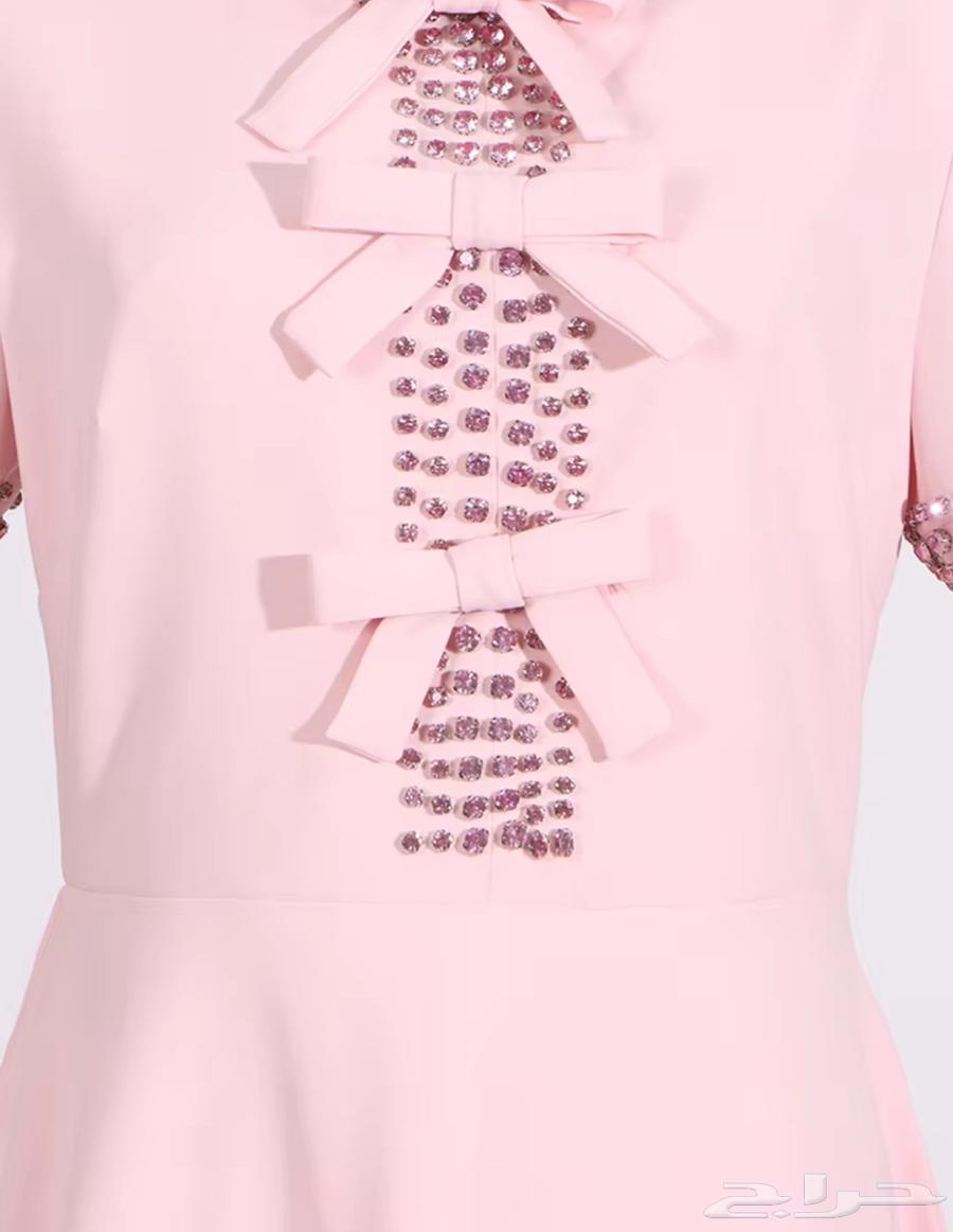 Pink dress for those who are taller than (160) looks great63090332689410114