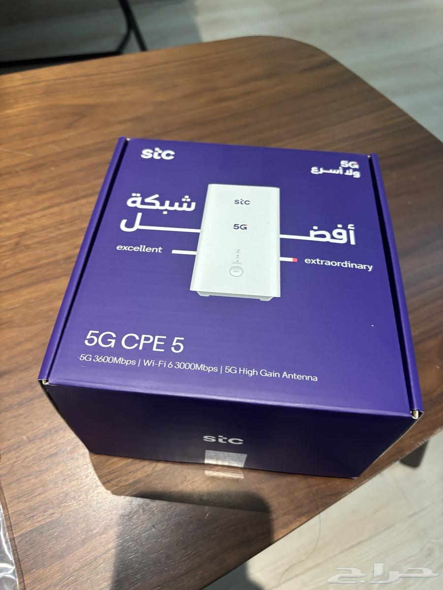 راوتر 5G CPE 5 مستخدم من stc بحالة ممتازة63086370588290112