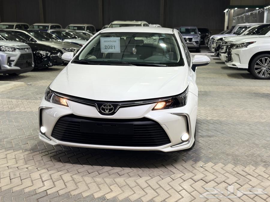 Toyota Corolla 2021 model, Saudi, semi-full, stored, extremely clean63132568926081111