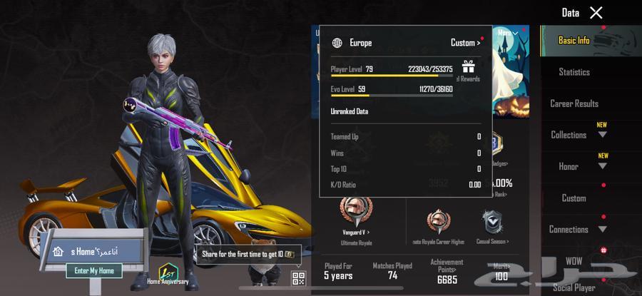 PUBG account63086365470465110