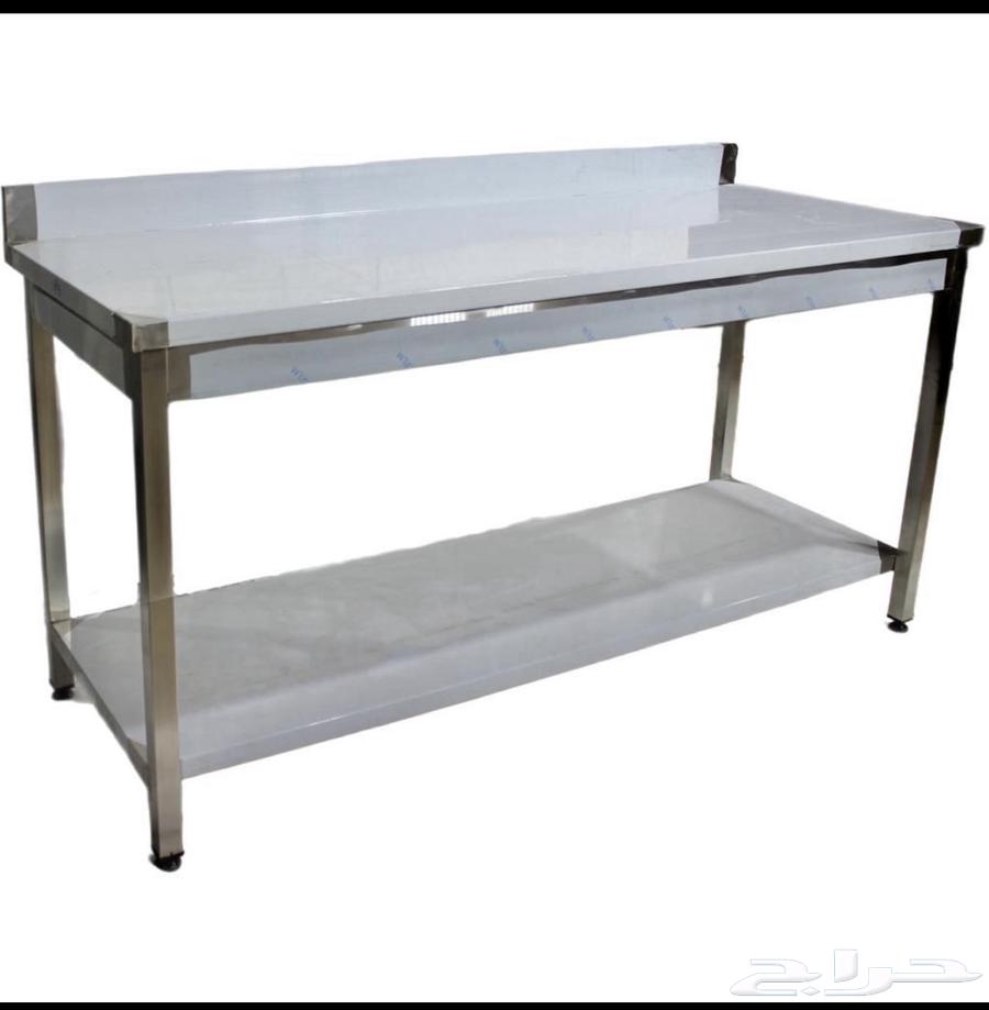 Steel tables, preparation table, stand, wall shelves, steel works63085586358017113
