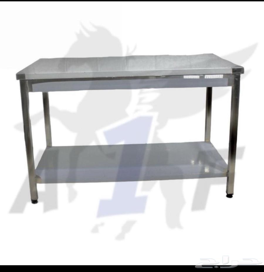 Steel tables, preparation table, stand, wall shelves, steel works63085586358017111