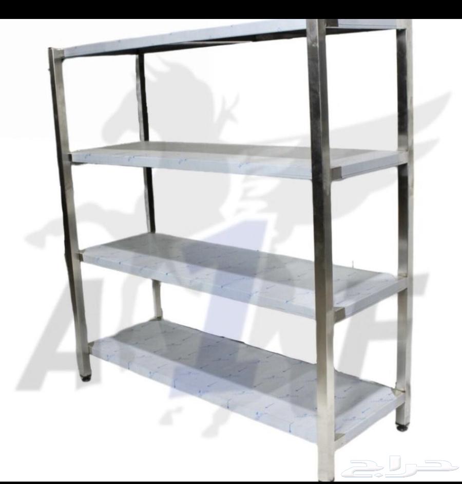Steel tables, preparation table, stand, wall shelves, steel works63085586358017112