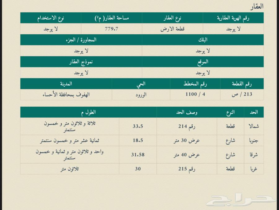 للبيع ارض في الورود على أتجاهين62931695629569112