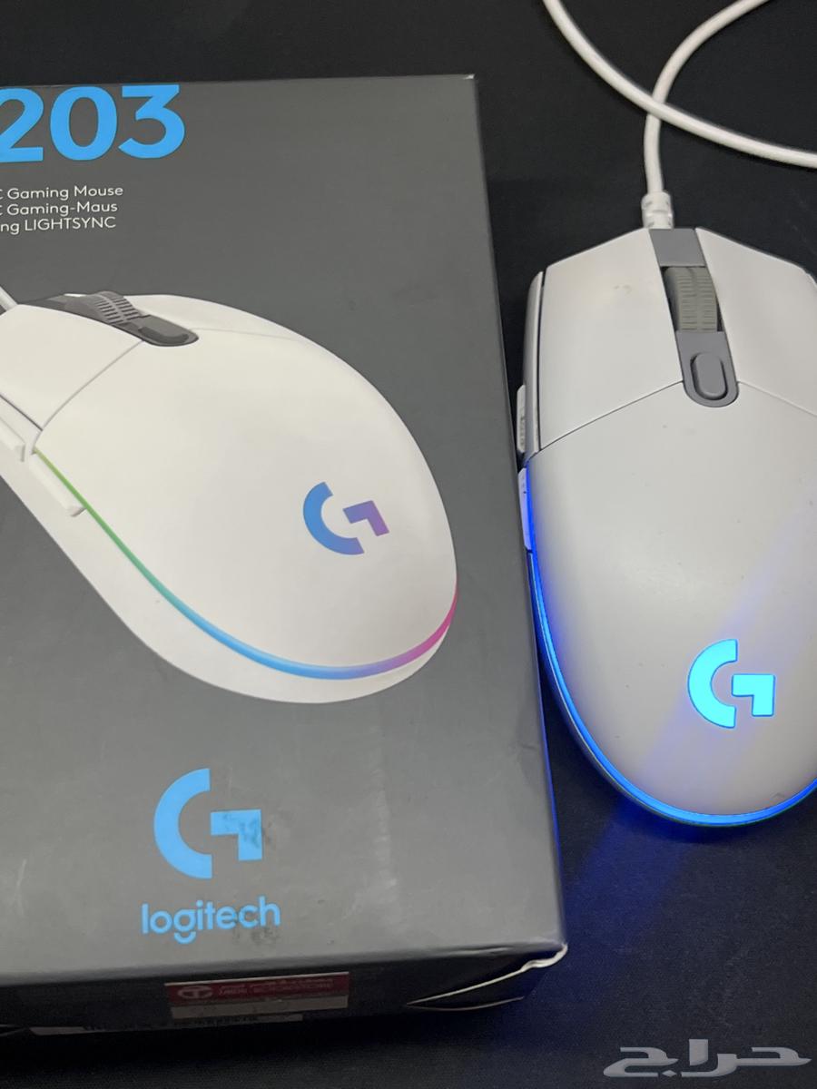 ماوس لوجيتيك g203 شريته من جرير اصلي63086413425538113