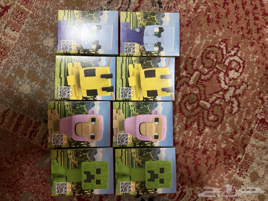 Minecraft figures for sale. Shipping available for 20 riyals within the kingdom regions.630838839749131116