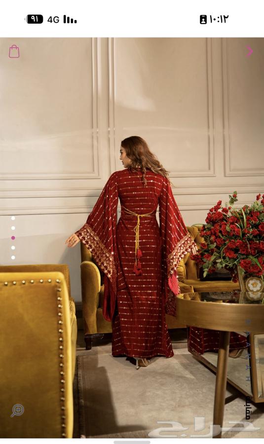لبس جلوات احمر يوم الحناء63085551484931117