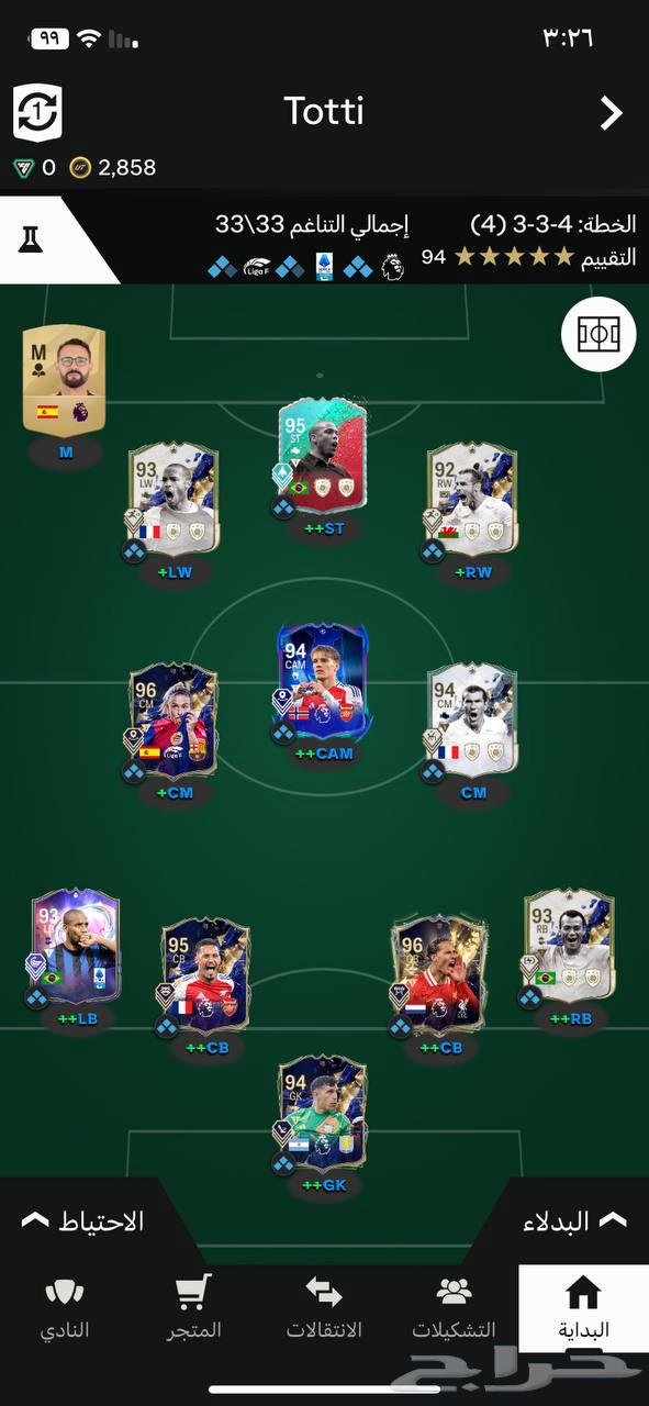 Formation FIFA 25 all in all owner first63083874368001112