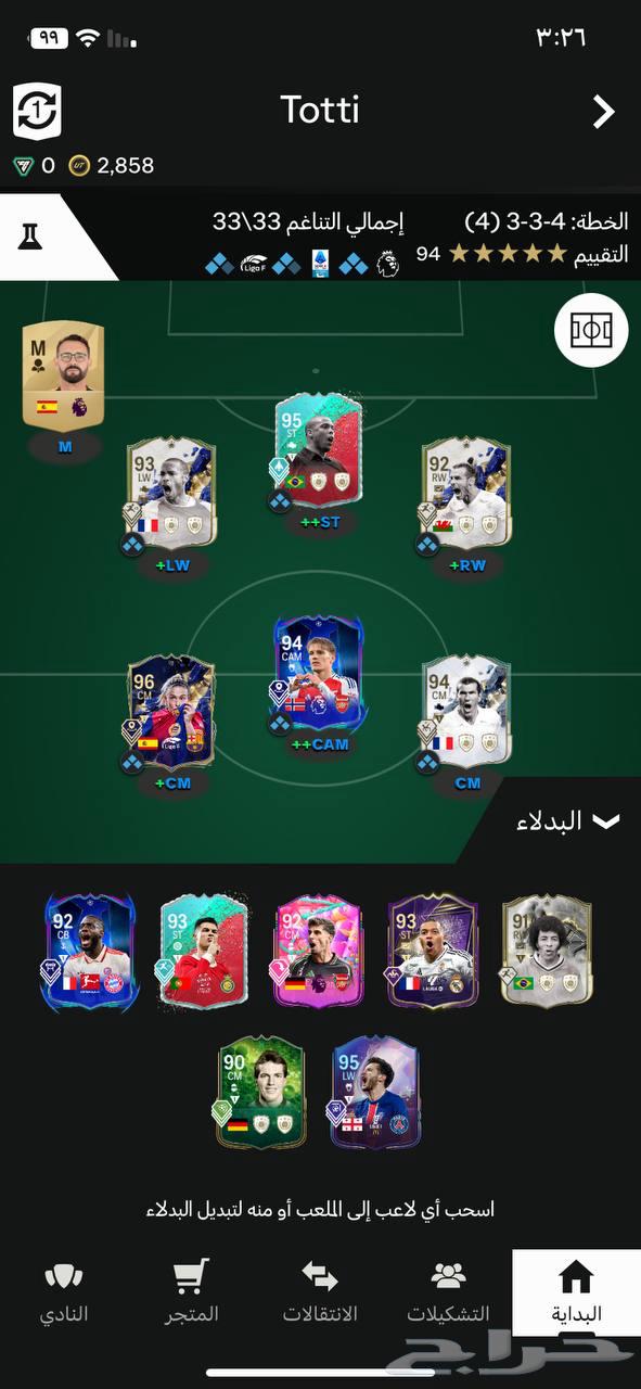 Formation FIFA 25 all in all owner first63083874368001111