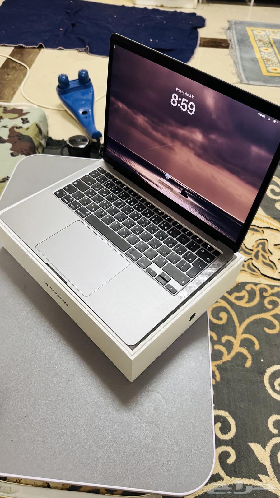 لابتوب ابل جديد حاله ممتازه63082699280130113