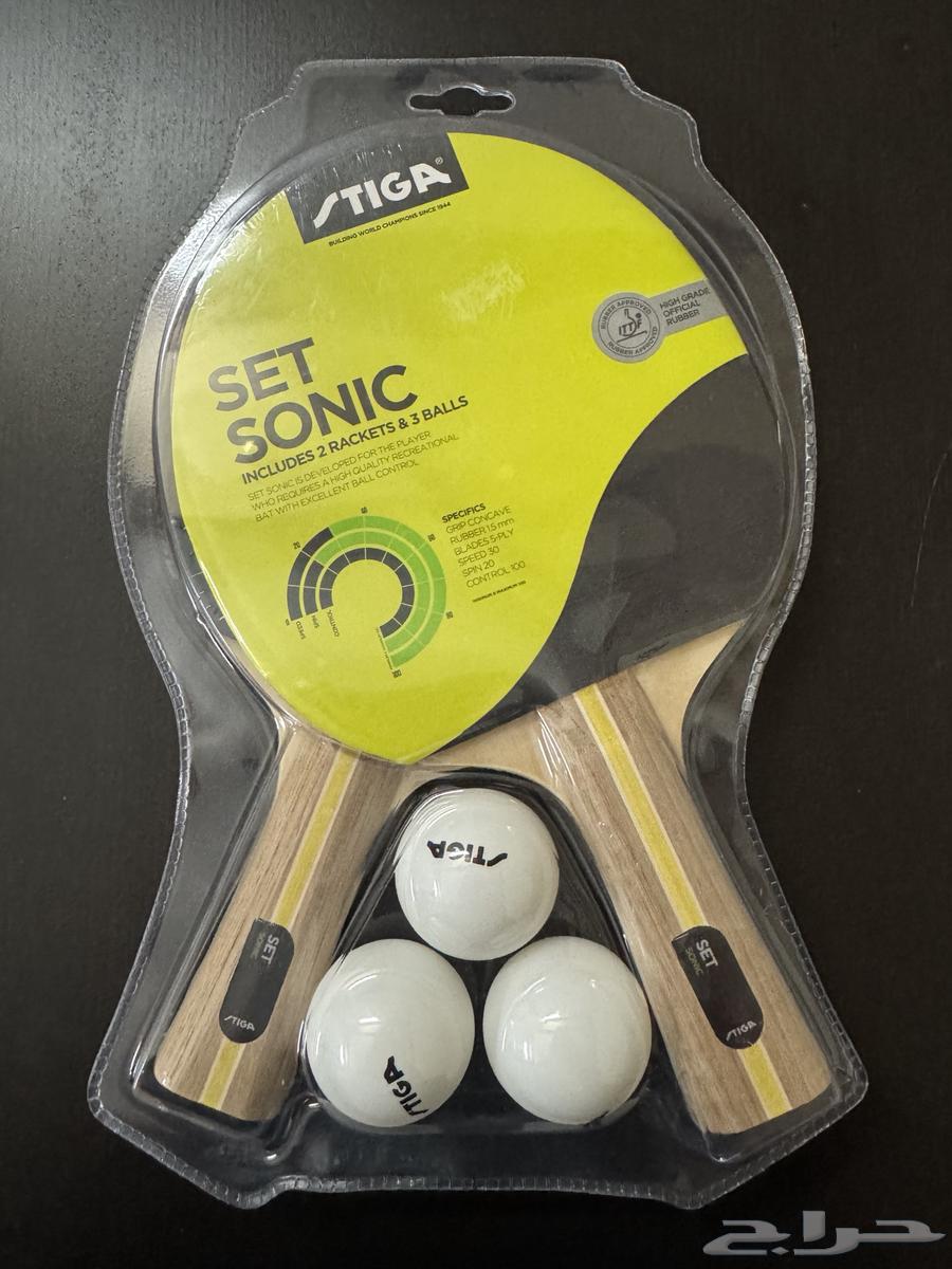 New STIGA table tennis racket, never opened63081034293633113