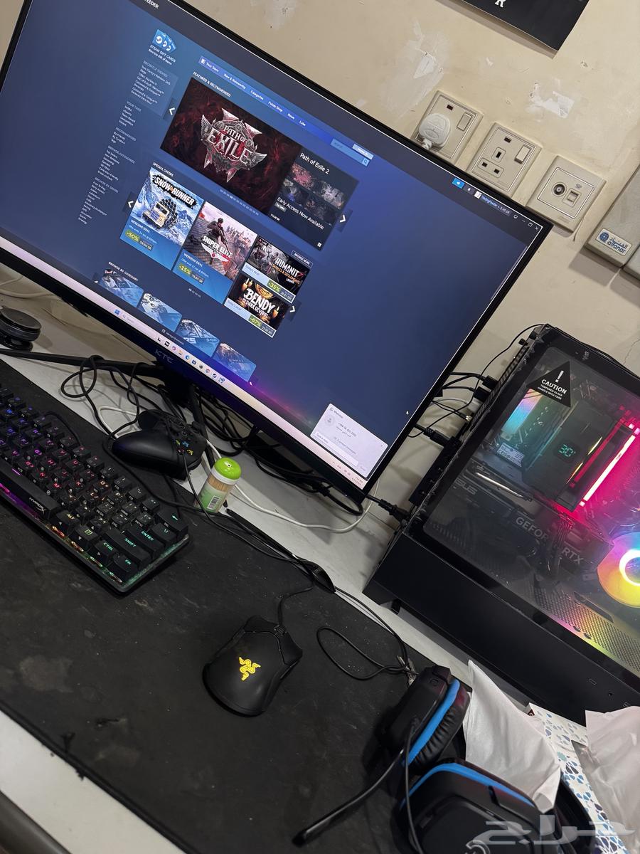 جهاز كمبيوتر كامل للألعاب للبيع63081884690179112