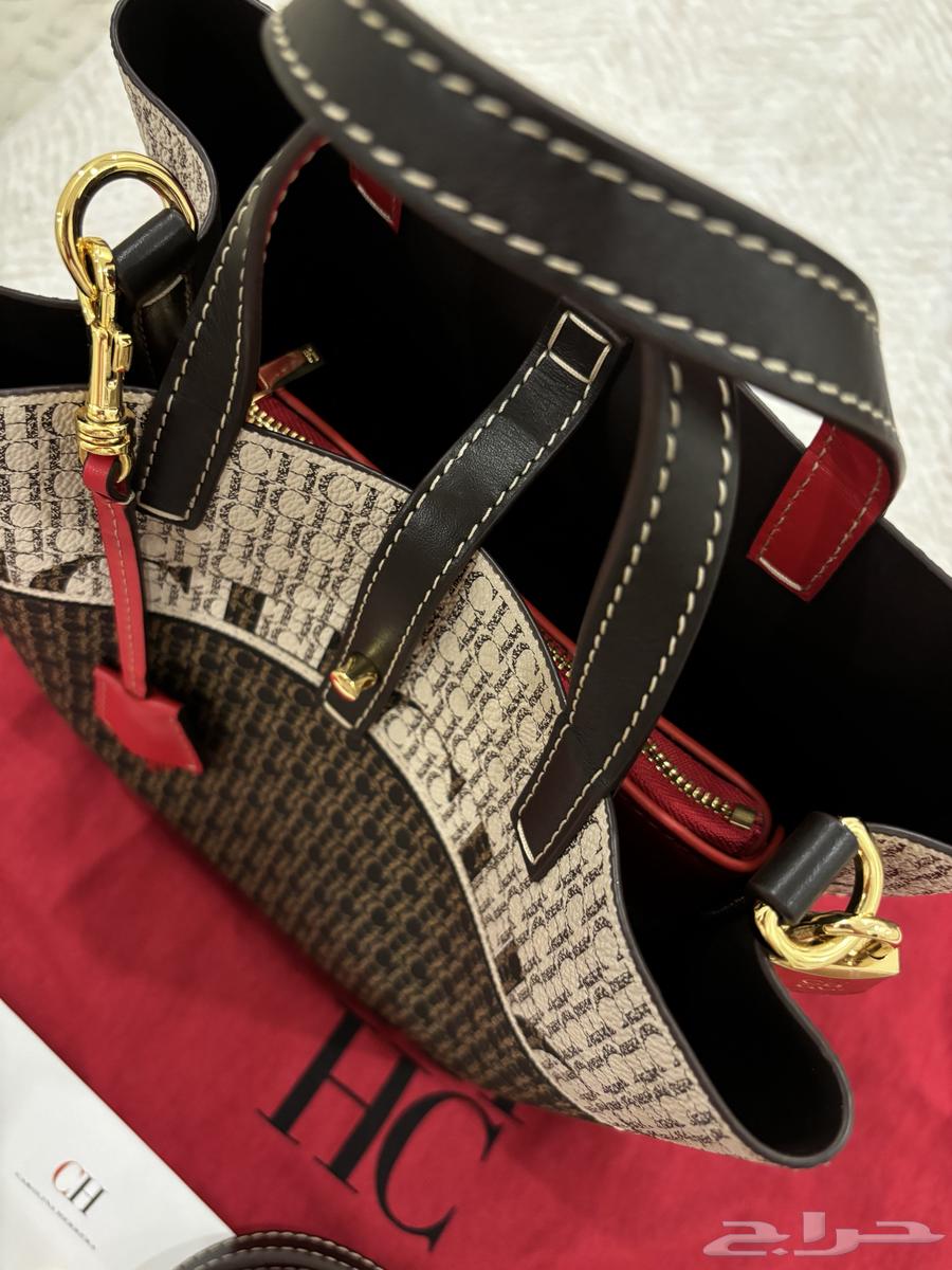 CH Carolina Herrera Classic Leather Bag63083444270209112
