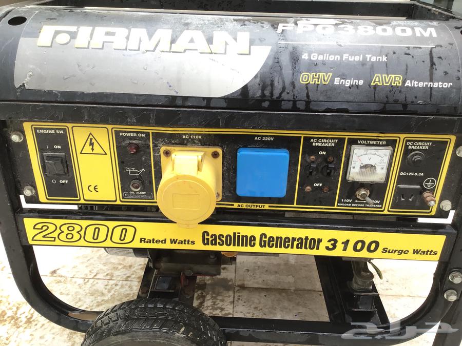 FIRMAN electric generator 2200 watt very light usage63079762753411111