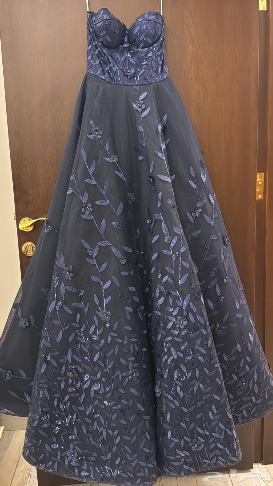 فستان كحلي فخم للبيع63470112435074111