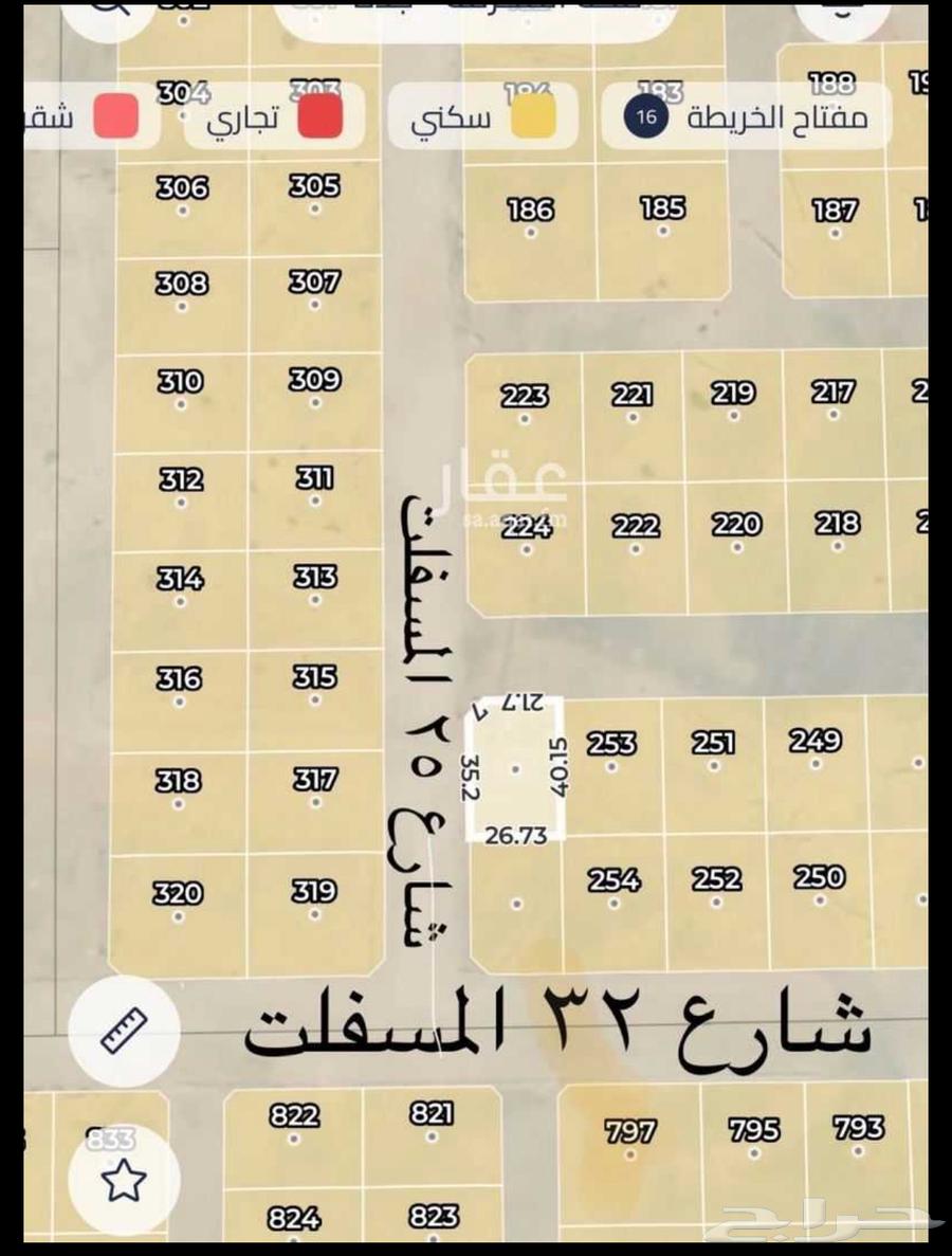 Land for sale, two streets north of Jeddah, Al-Safwah district, formerly Al-Jamieen63013820922371112