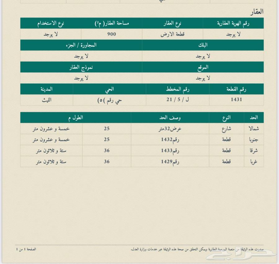 ارض تجاريه للبيع62930663430531111