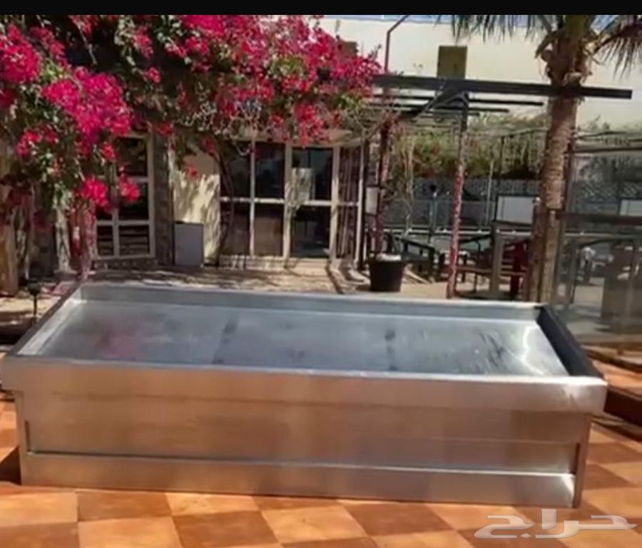 Fish table restaurant stand steel stall high thickness salt resistant63076541740801114