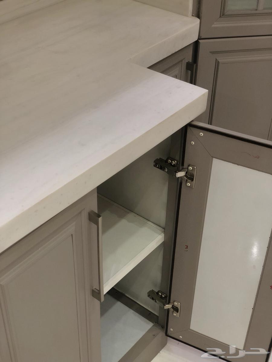 Aluminum kitchen with American marble top, 50% discount63076536462467111