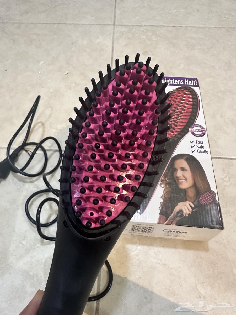 Ceramic hair straightening brush, new black pink color63077785101313113