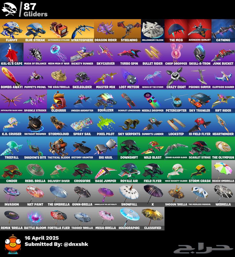 Fortnite account 69 skins with 60 riyals63079404776961114