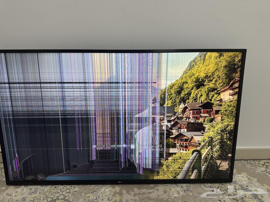 For sale: LG screen, cracked. The screen is for auction.63076145674113112