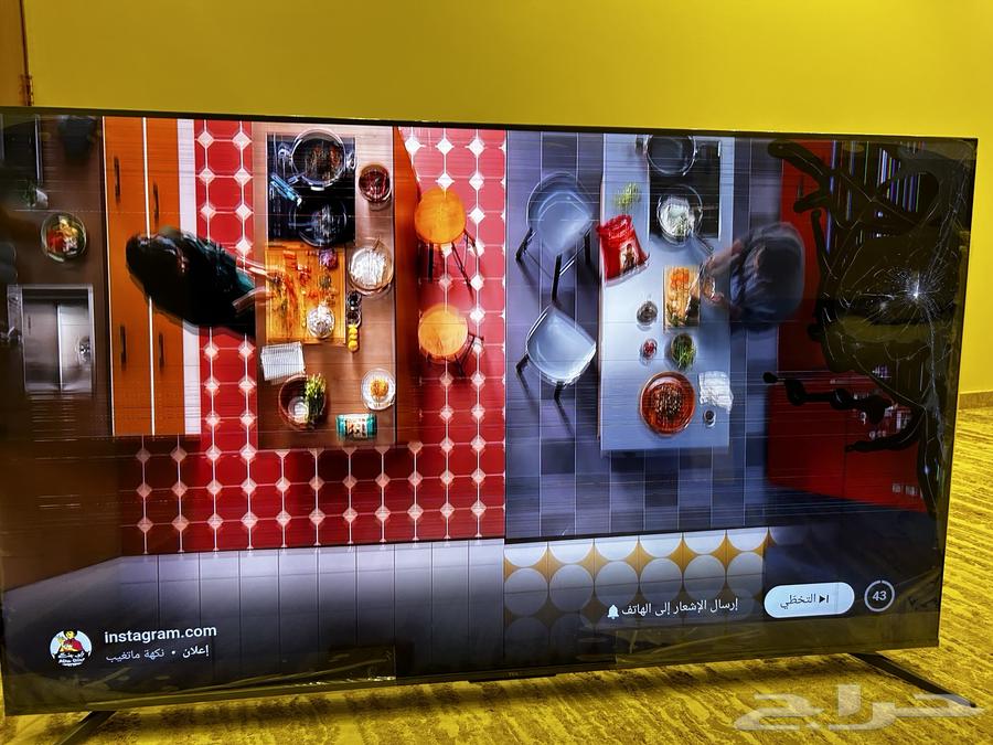 65-inch TCL TV with broken screen, the rest is new for sale63076942530690112