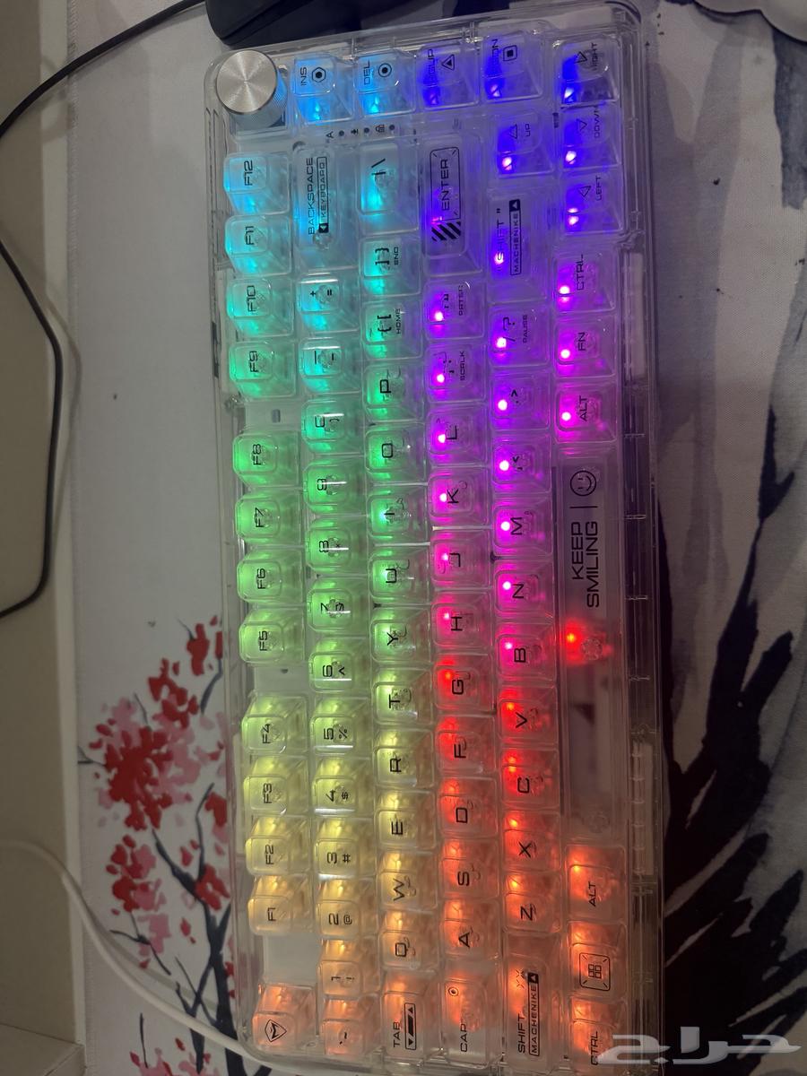 Transparent mechanical keyboard63074172192257112