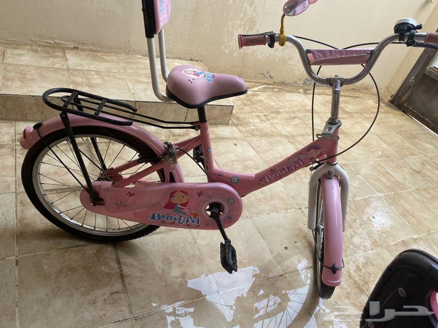 سيكل بناتي جديد اثنين واحد كبير والثاني صغير63074150304642113