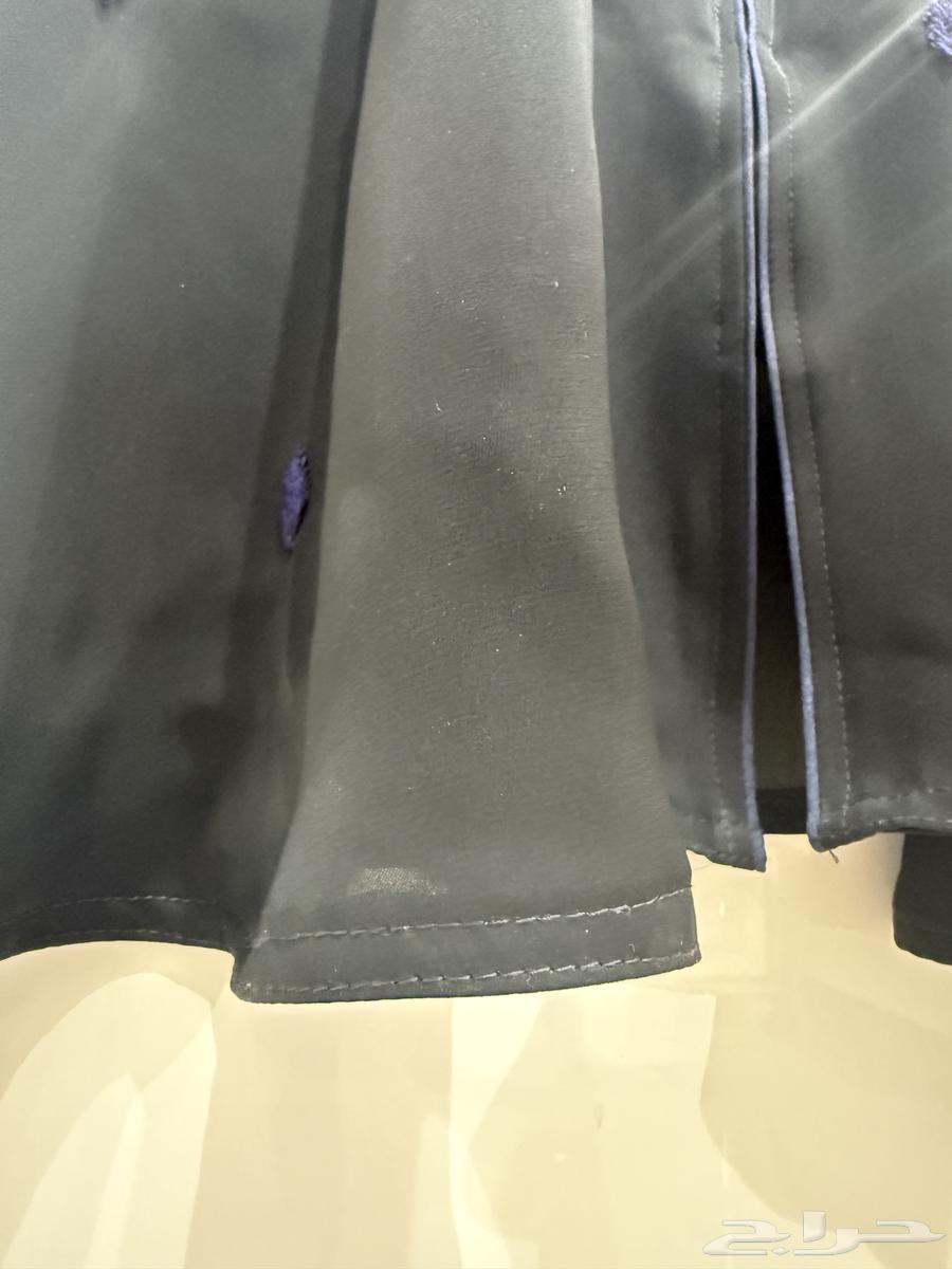 Shoulder cape with embroidered zipper63070508793602114