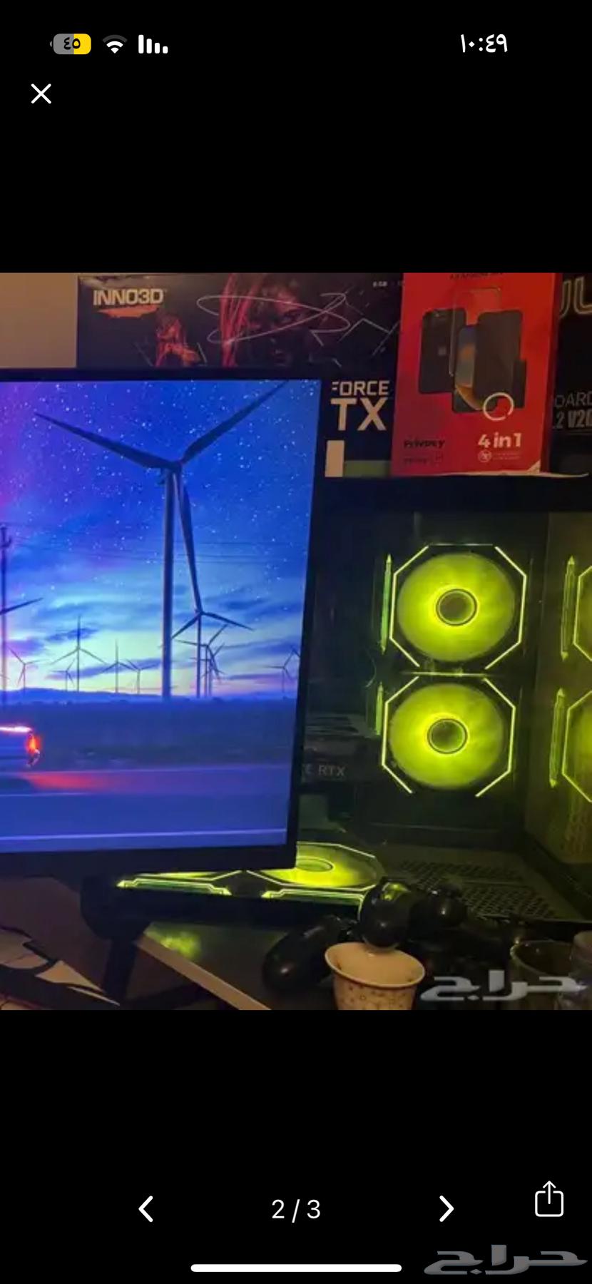 شاشة قيمنق Lg 144 Hz 27 بوصه63072072504577113