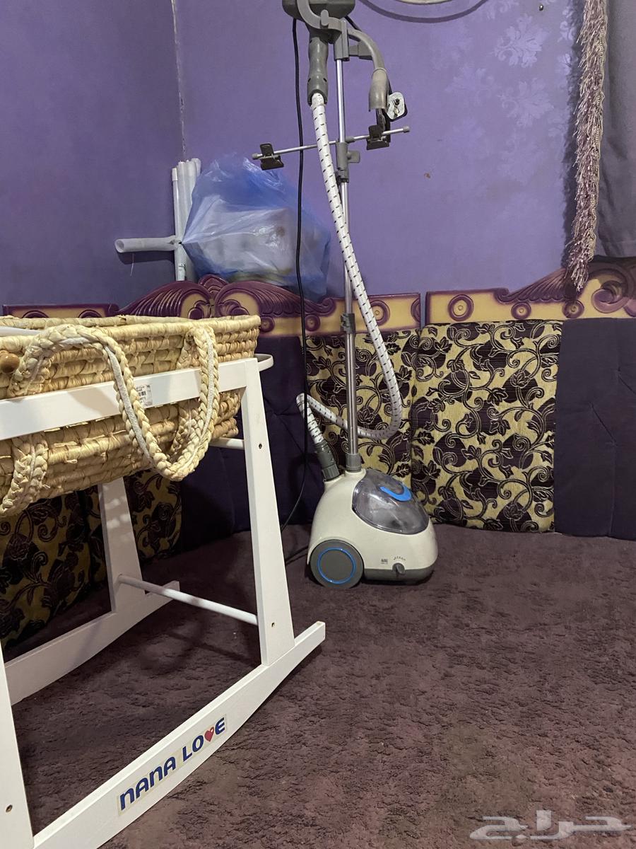 It is a ladies' parlor with a floor sofa, its own curtains and an iron.63069659111169112