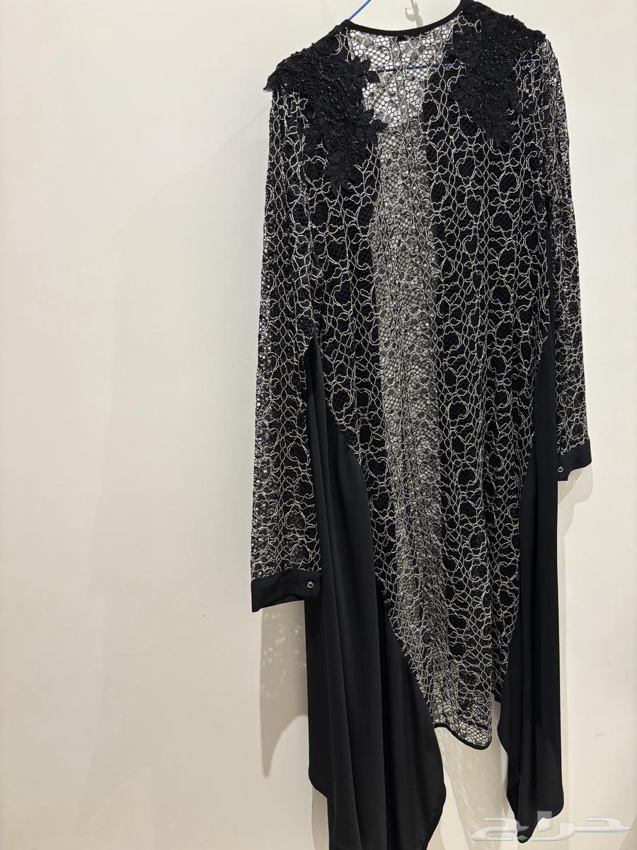 Open dress with lace buttons63071722450306112
