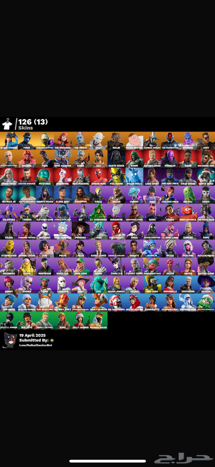 حساب فورت للبدل .63071335186818119