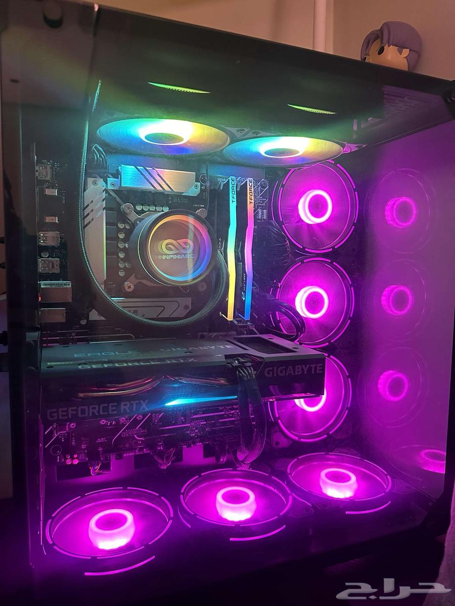 للبيع pc RTX3060ti بي سي قيمنق630671679750411117