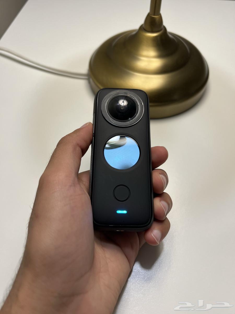 كاميرا insta360 x2 نظيفه مثل الجديد630664155536661116