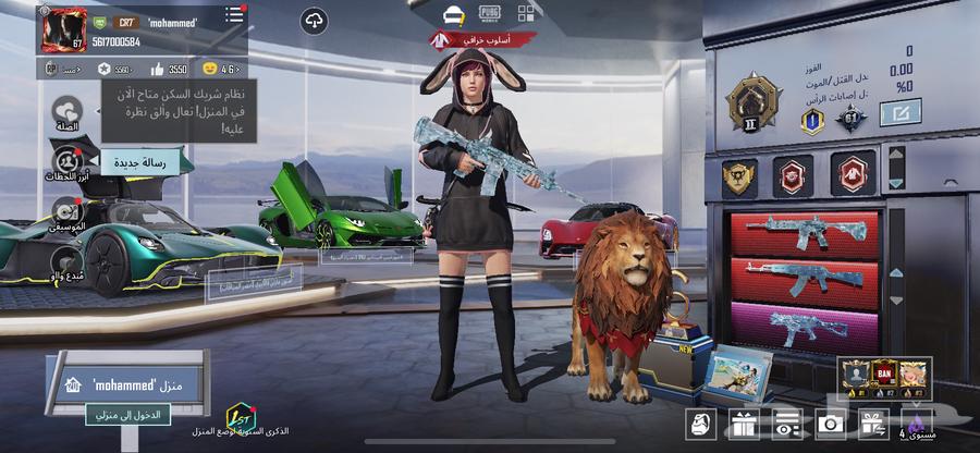 PUBG account with a unique style630659962204181110