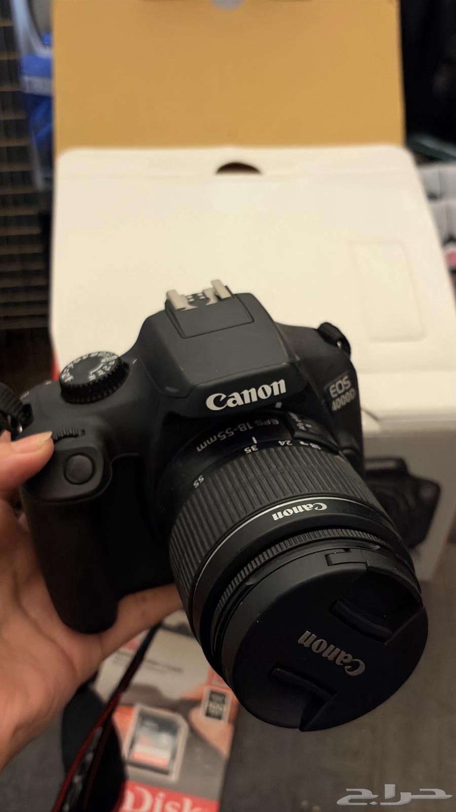 Canon EOS 4000D camera .. Insta 360 X camera63063635423489111