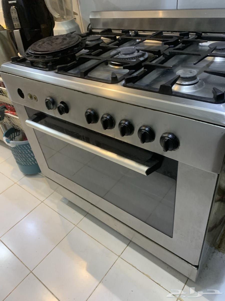 Gas oven 90 60 works well stainless steel 5 eyes63064015076995111