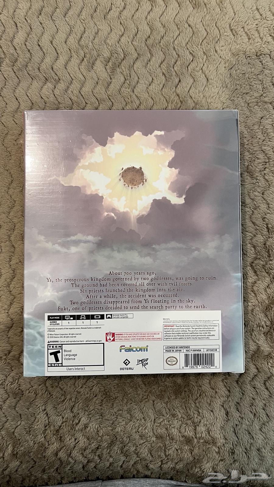 Ys Origins switch CE63061487400194111