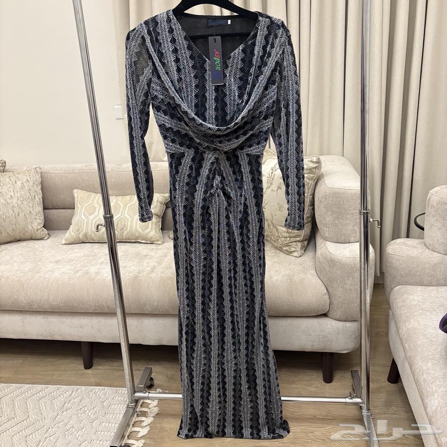 New dress black and silver color63060390655875111