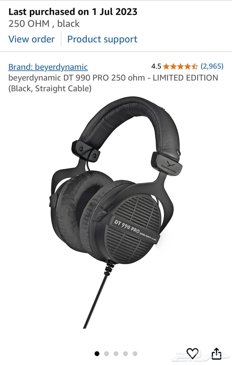 سماعة dt 990 pro limited edition630580161381151122
