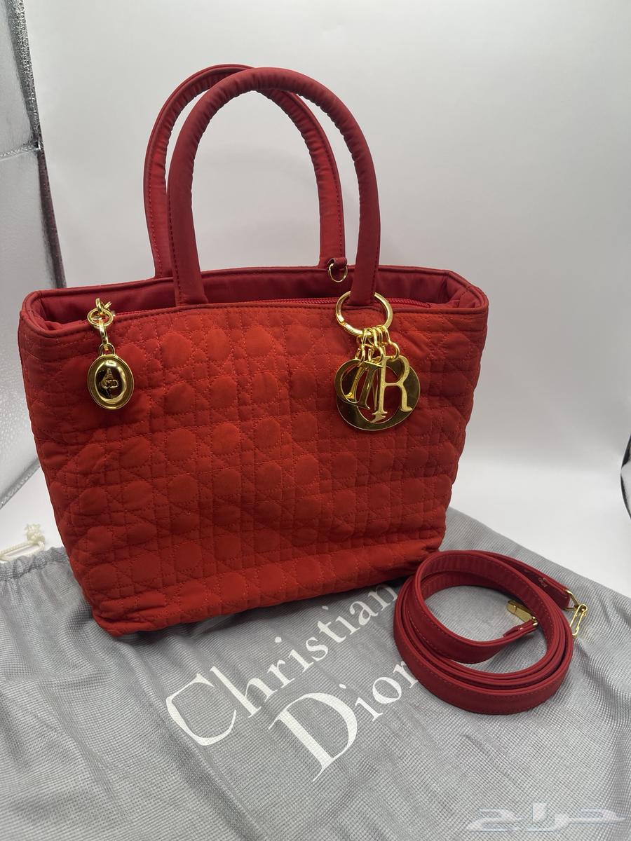 Dior canvas bag red CD63058816387714117