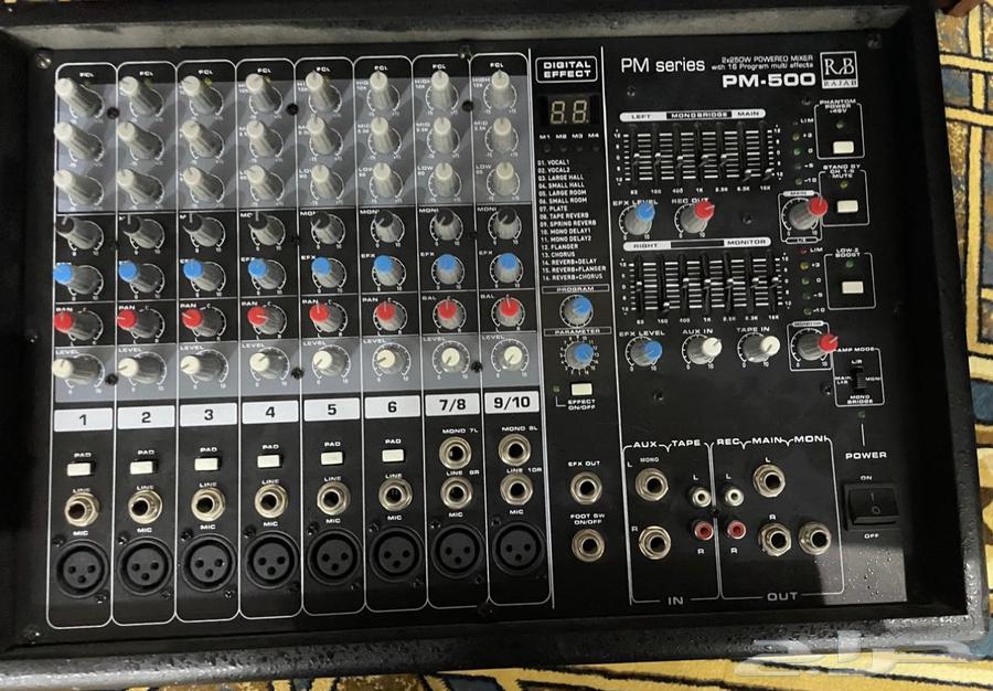 RB Mixer by Basem Ragab 500 watt and dynamic microphone63055272768387118