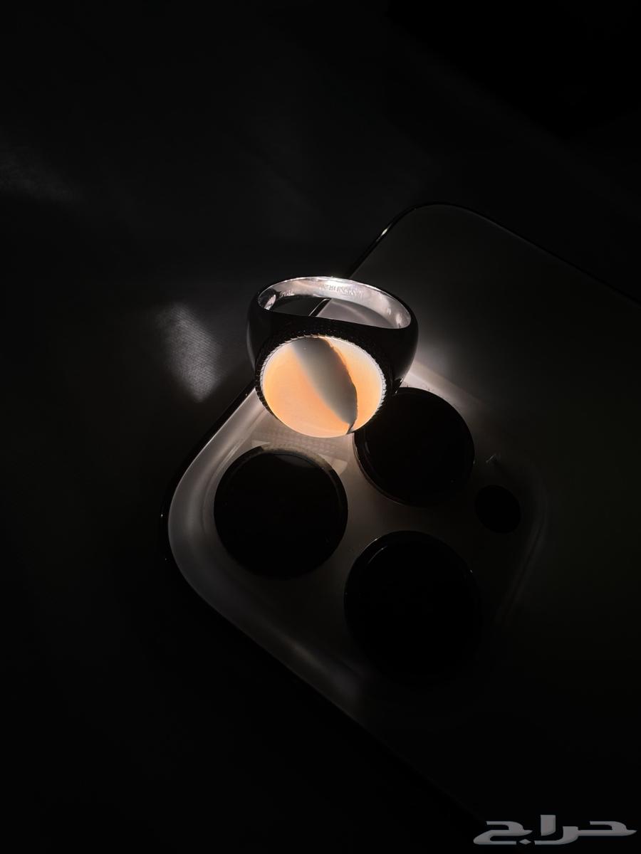 Khatem Faindra Men's Silver Ring (Rare Stone)63052048521091114