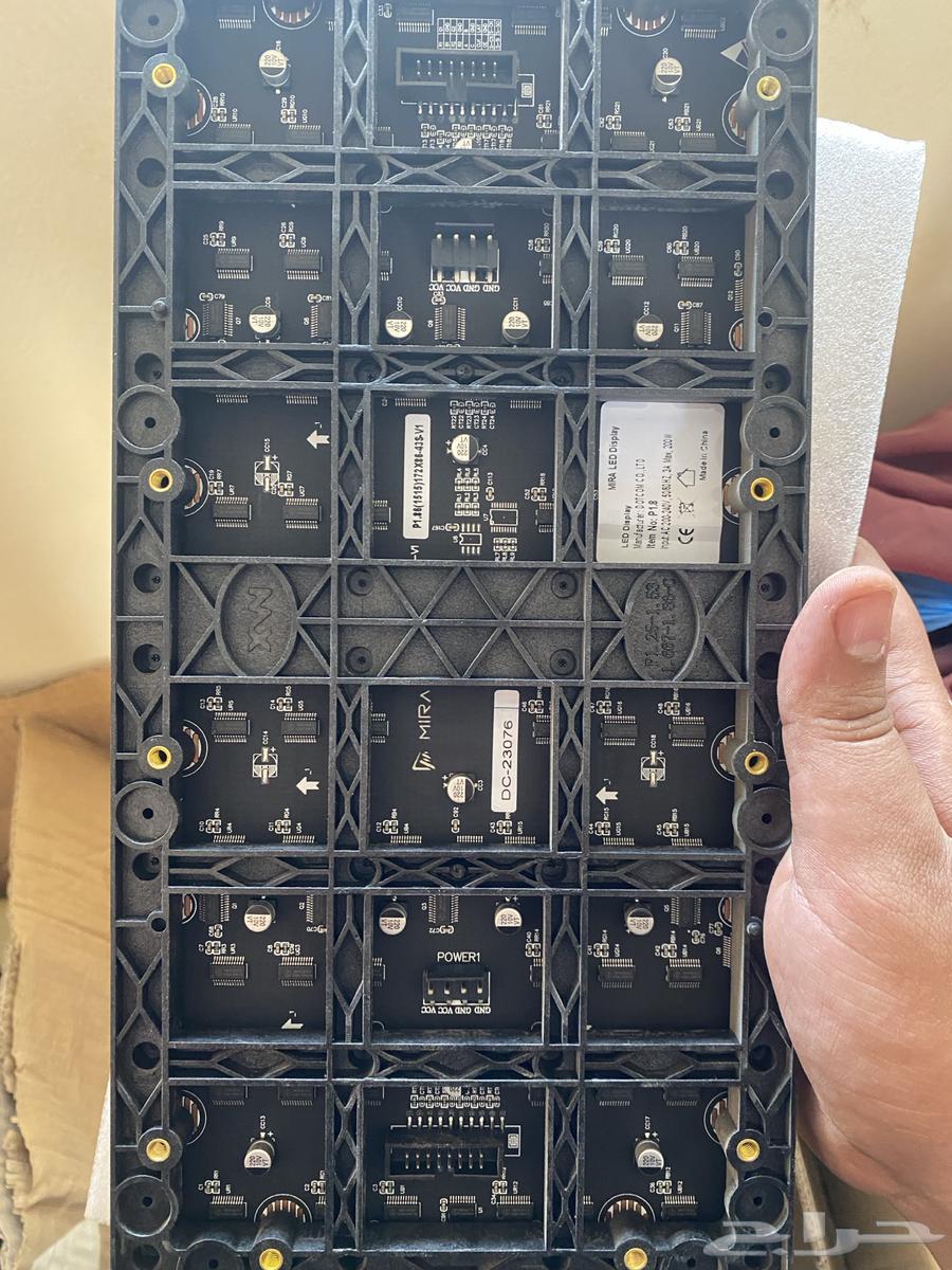 2 LED display modules 1.8 point pitch, size 3200x160063063481138050113