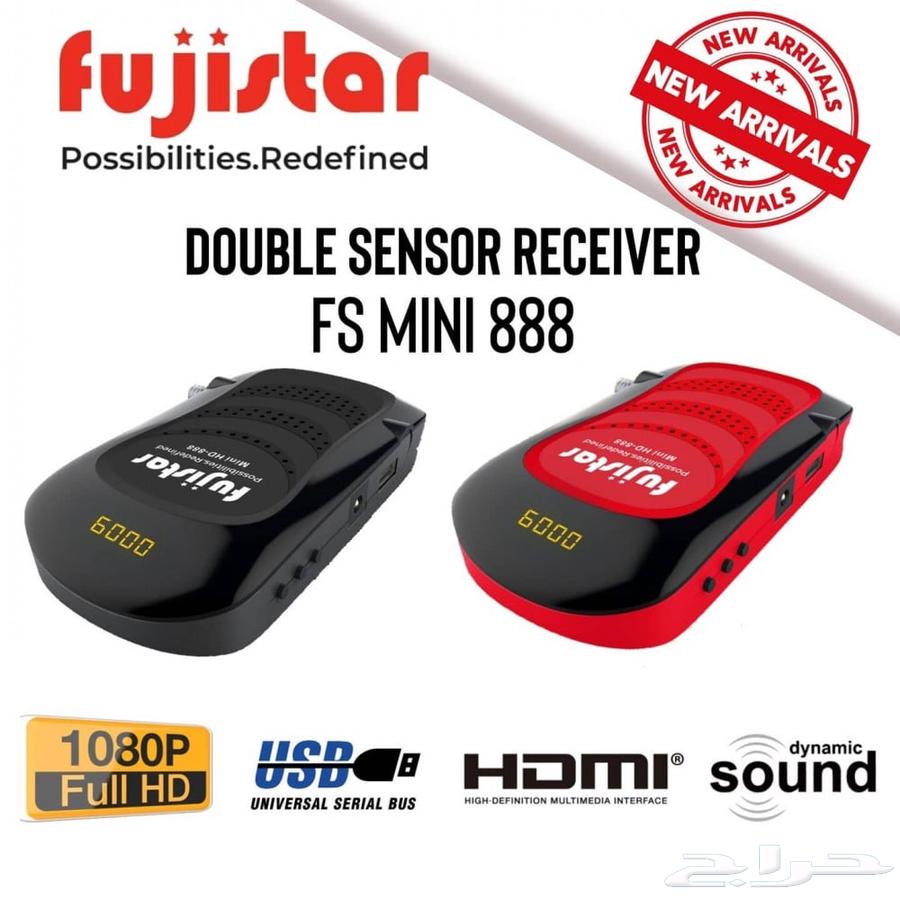 فوجي ستار رسيفر 888 ميني HD - أحمر -اسود FS-MINI HD-88863039094302081111