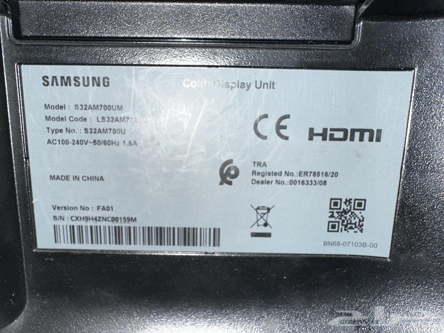 samsung smart monitor 4K M7 32 inch 60HZ63040358117505112